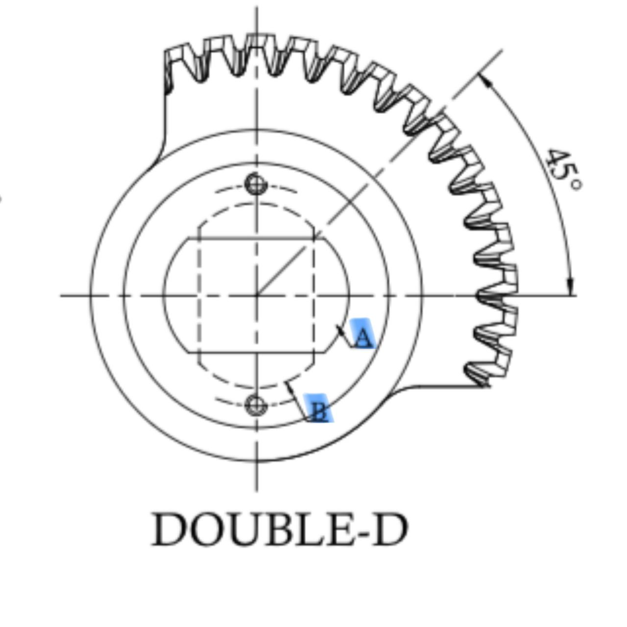 Double D stem shape