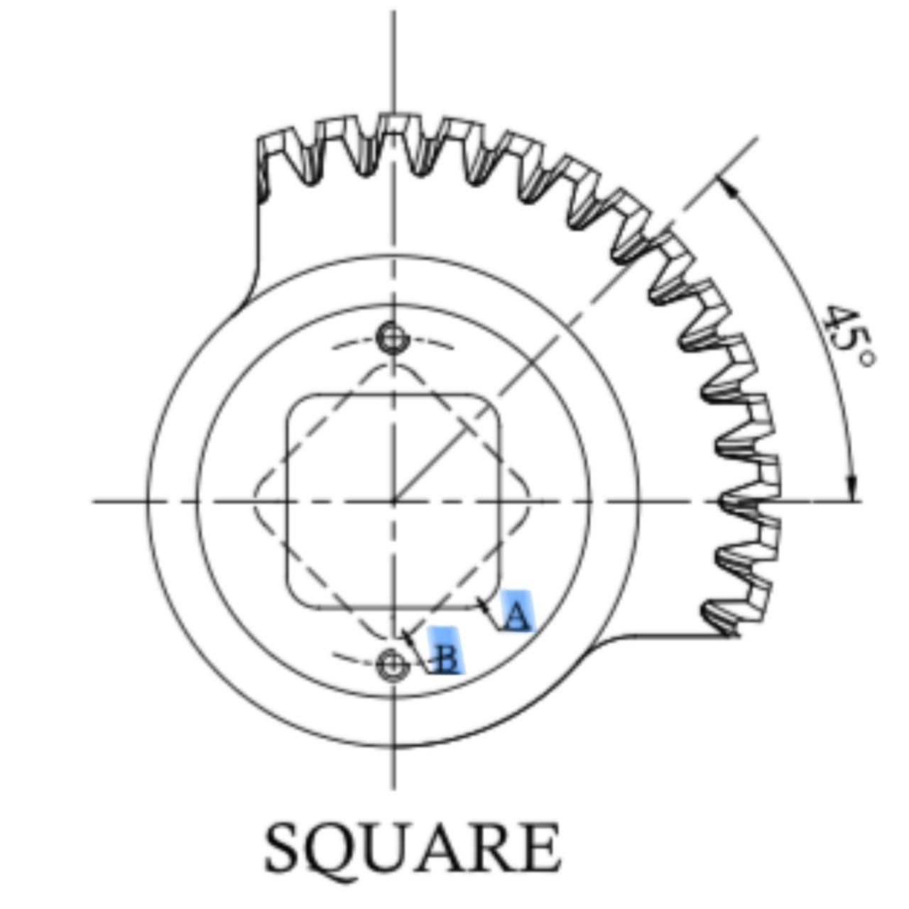 Square stem shape